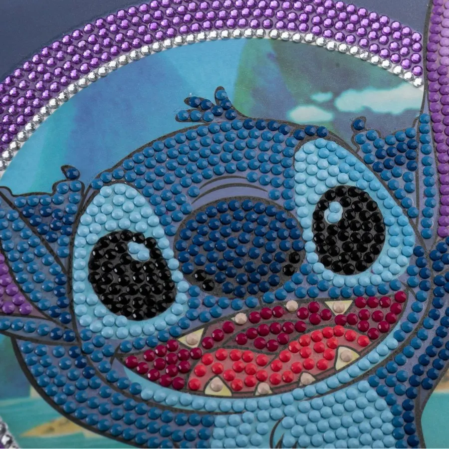 "Stitch" Disney Crystal Art Card