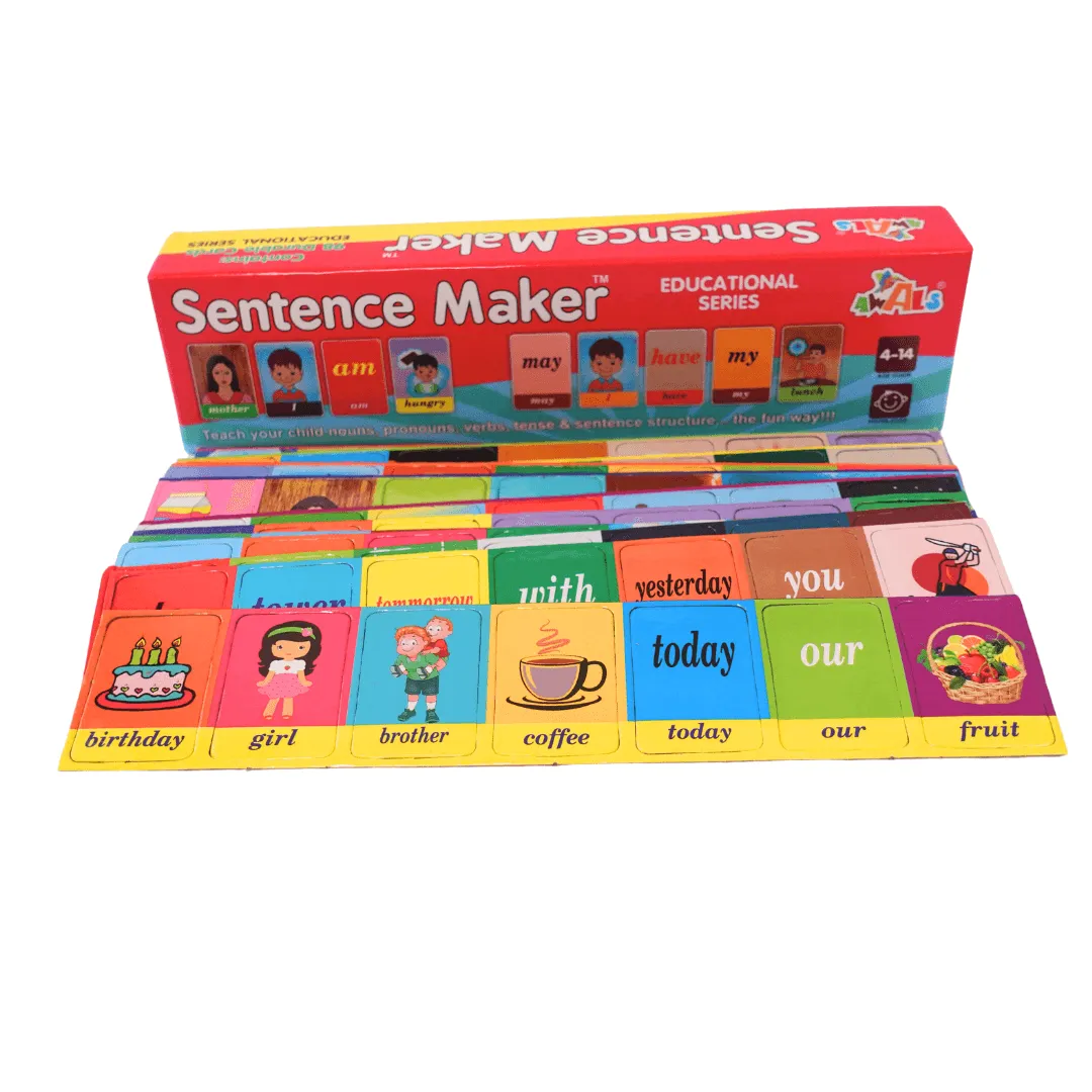 Sentence Maker Flash Cards with 90 Durable Cards