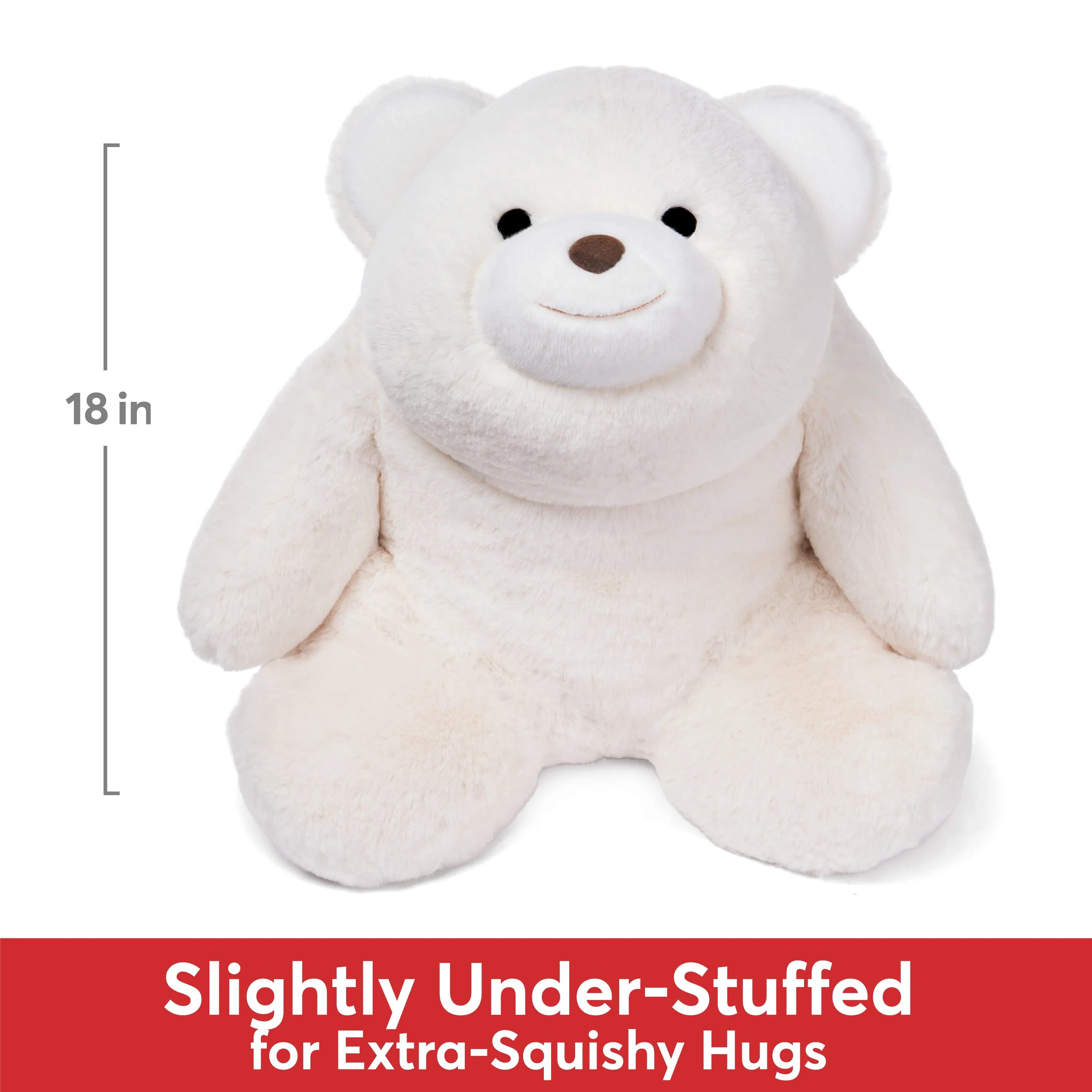 Snuffles, White, 18 in