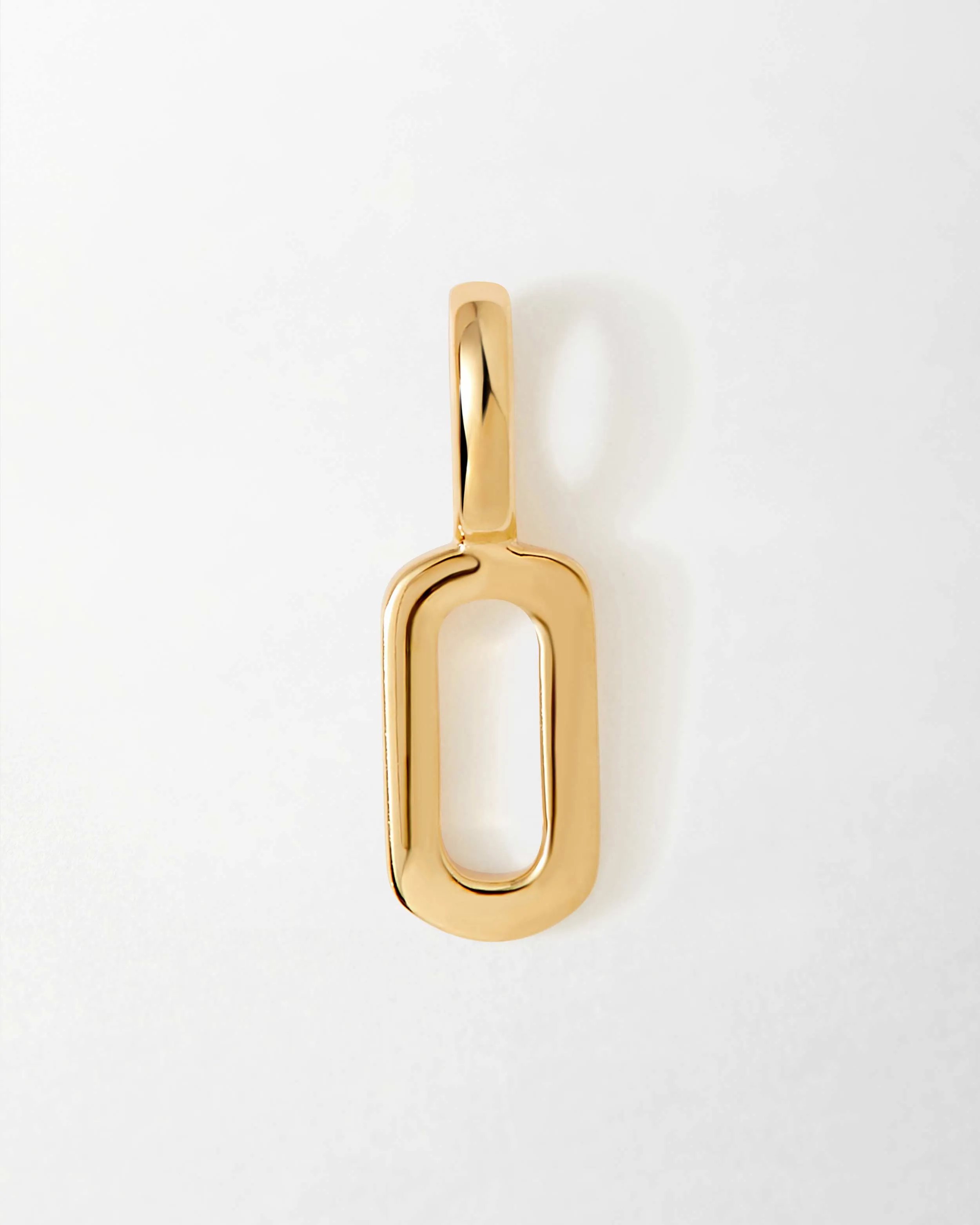 Solid Gold Initial Pendant