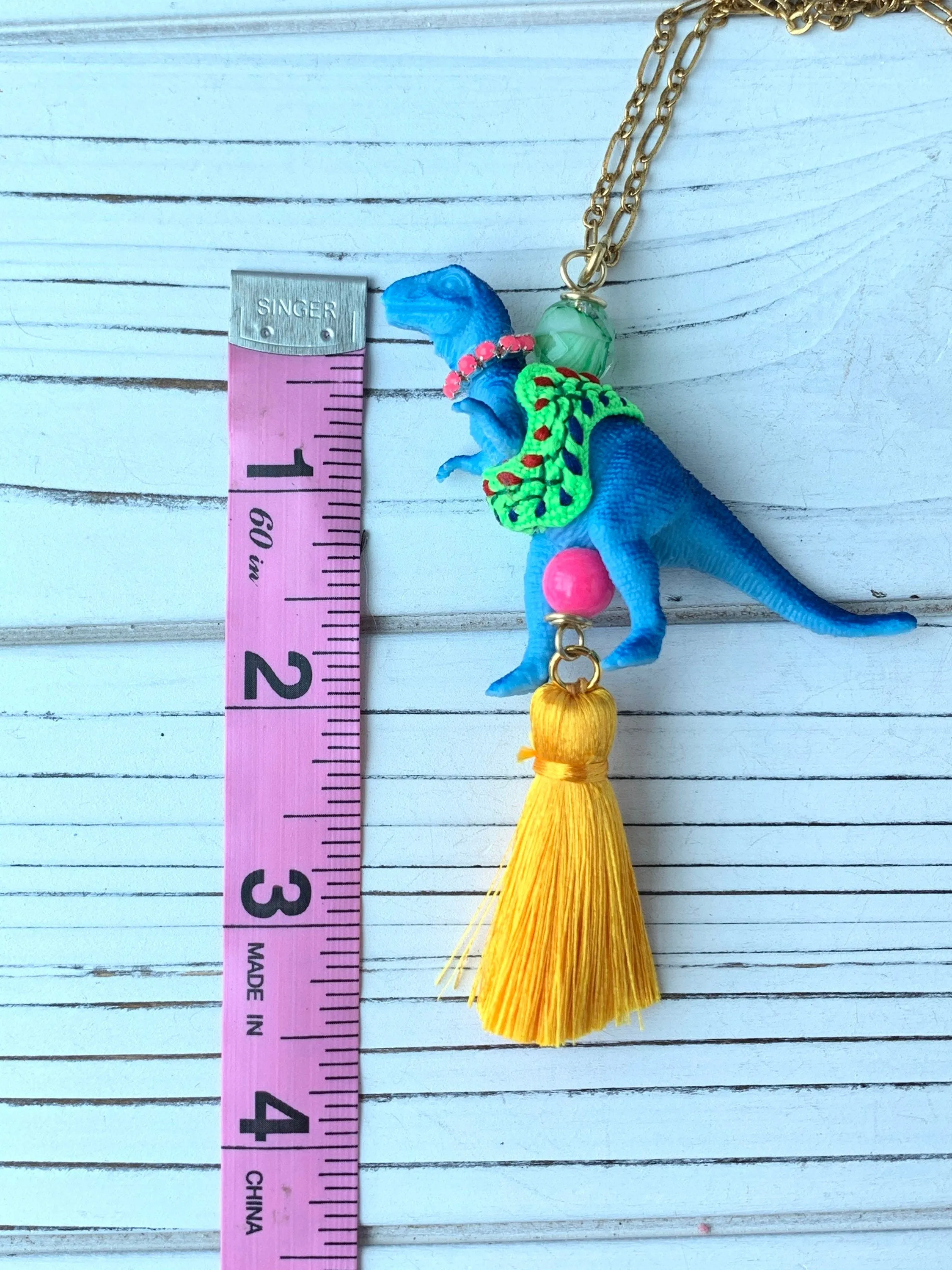 Tino the T-Rex Pendant Necklace