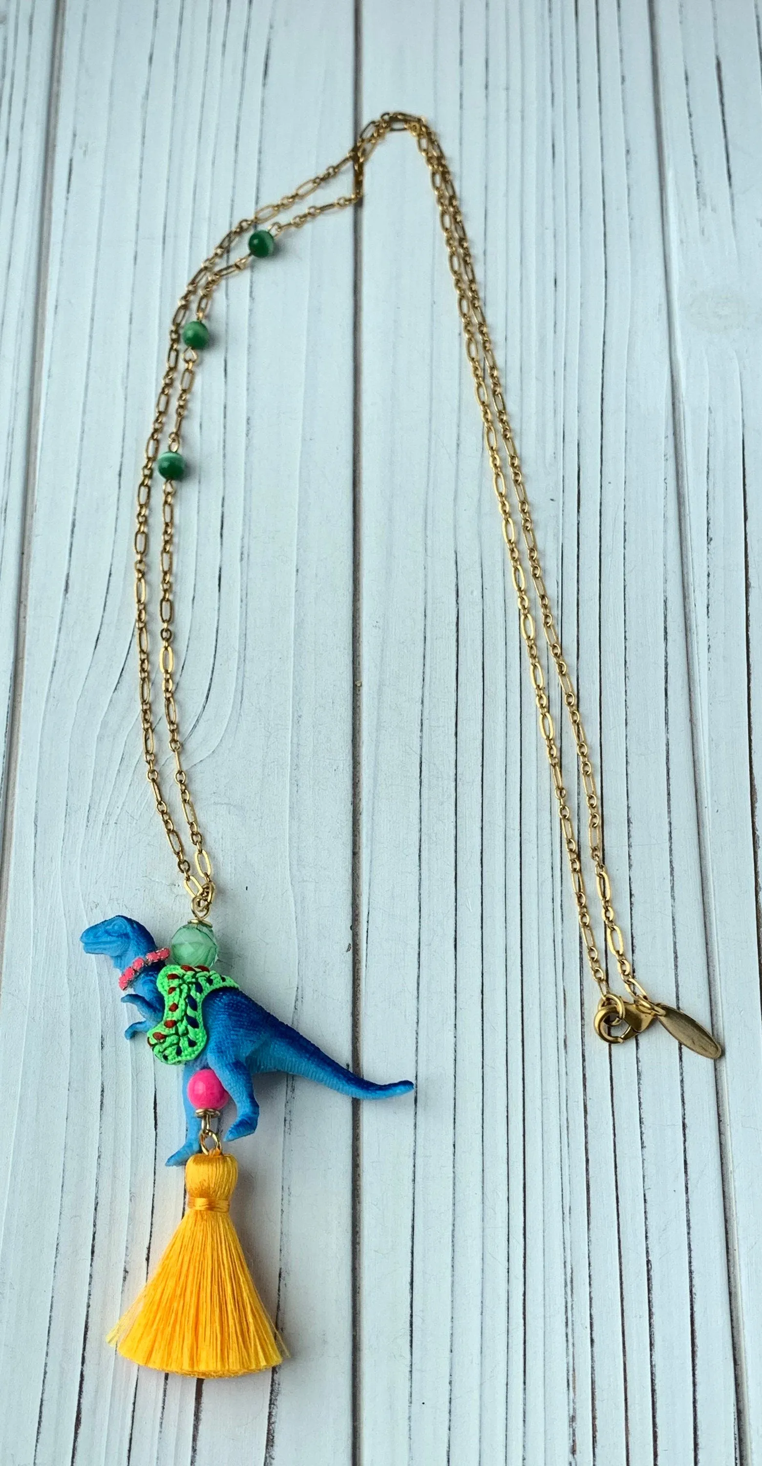 Tino the T-Rex Pendant Necklace