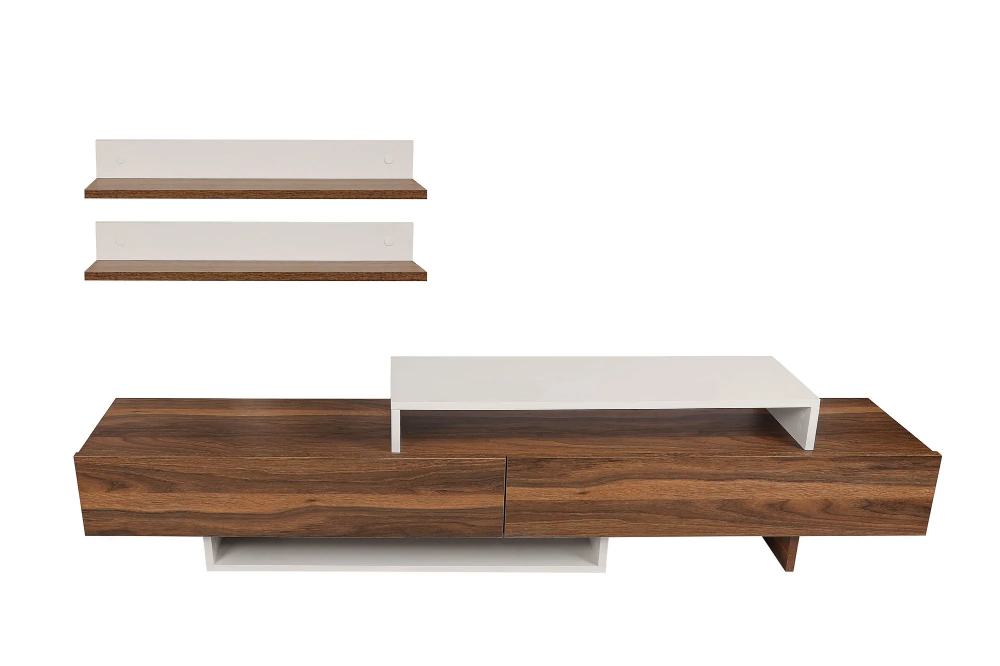 TV Unit Nirvana - Teak, White