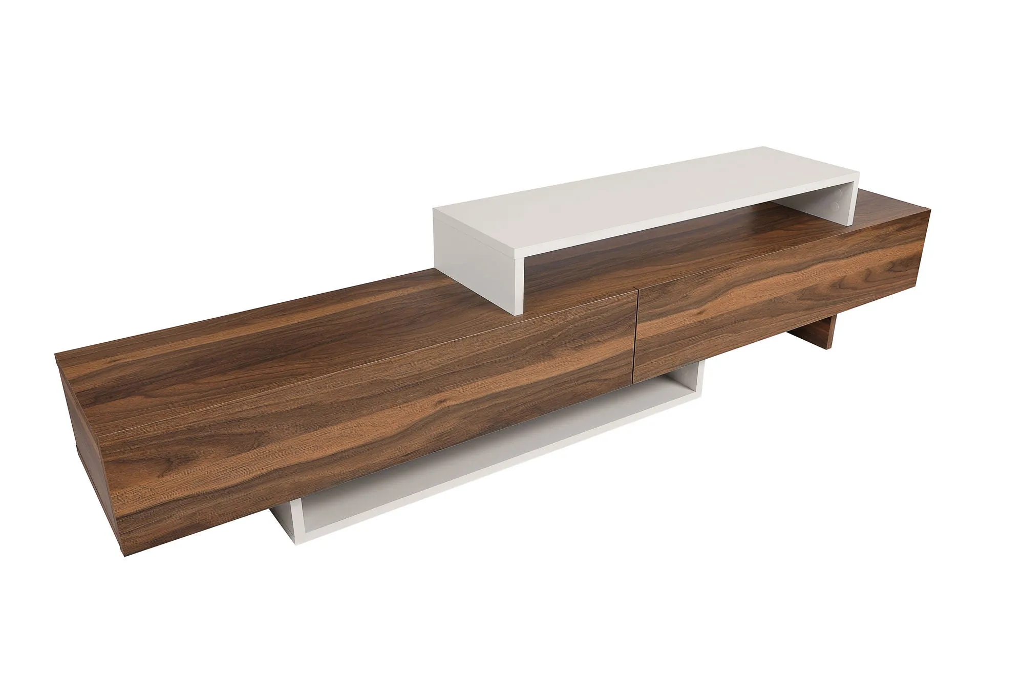 TV Unit Nirvana - Teak, White