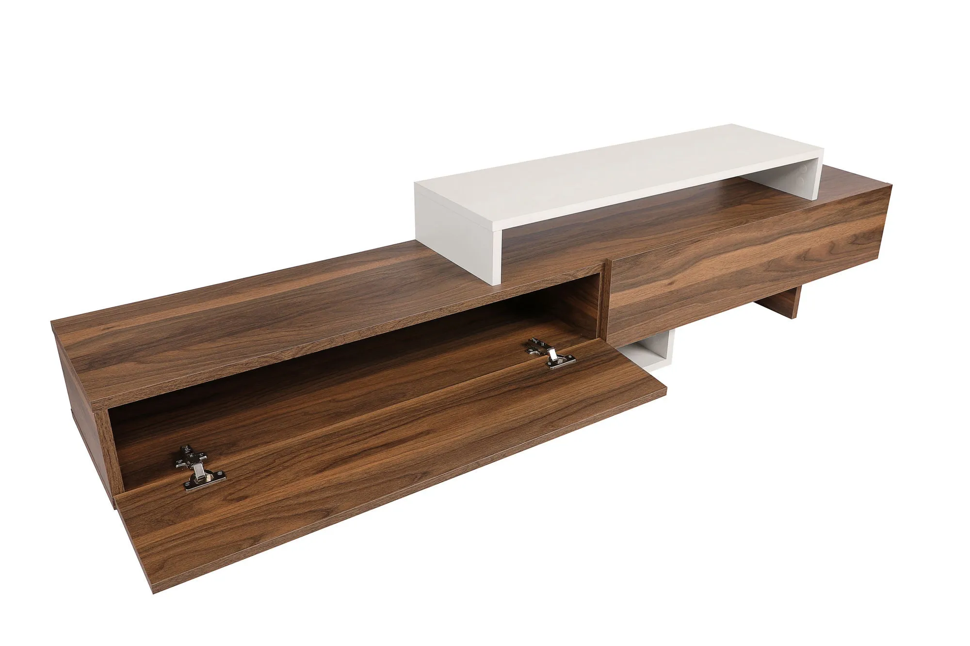 TV Unit Nirvana - Teak, White