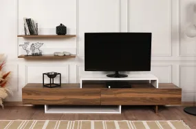 TV Unit Nirvana - Teak, White