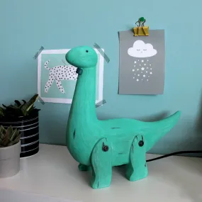 Wood Effect Cute Diplodocus Light