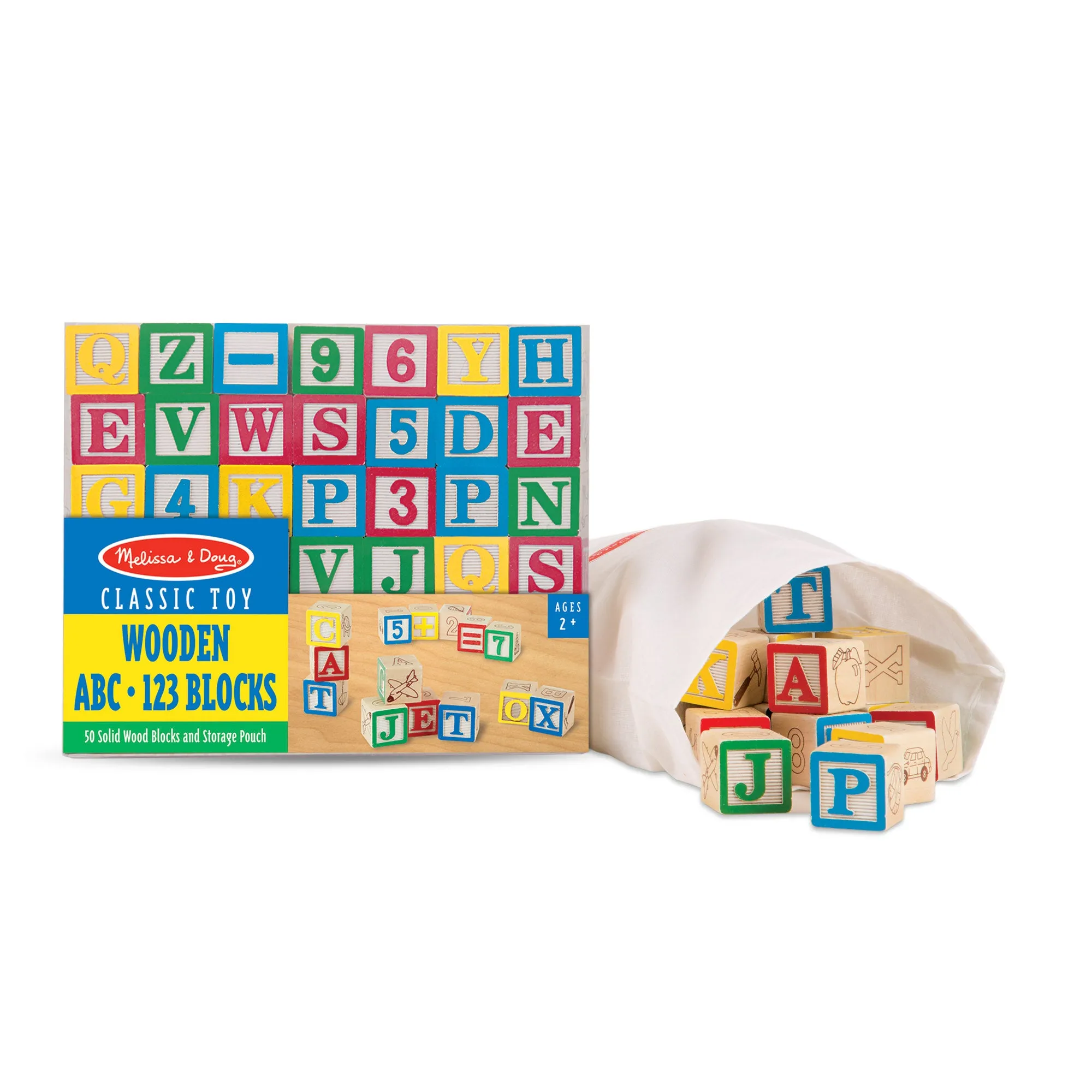 Wooden ABC/123 Blocks