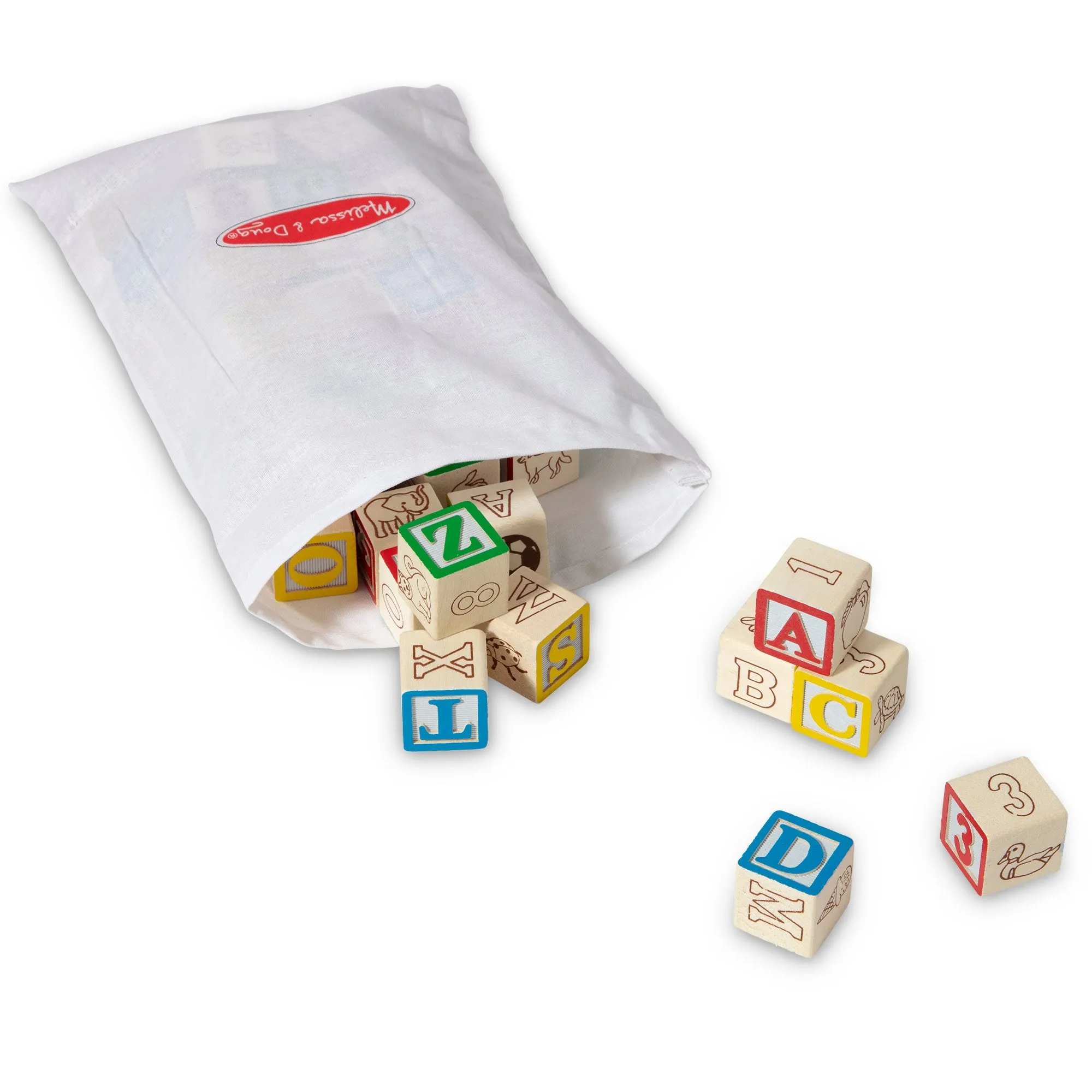 Wooden ABC/123 Blocks