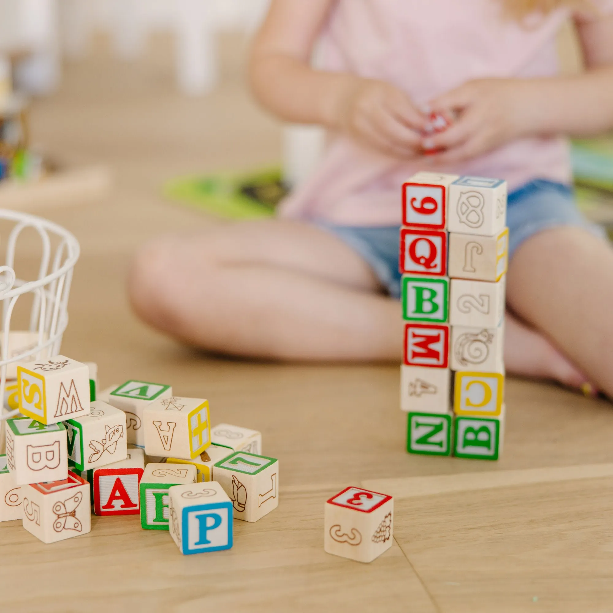 Wooden ABC/123 Blocks