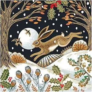 Woodland Hare Christmas Card Pack